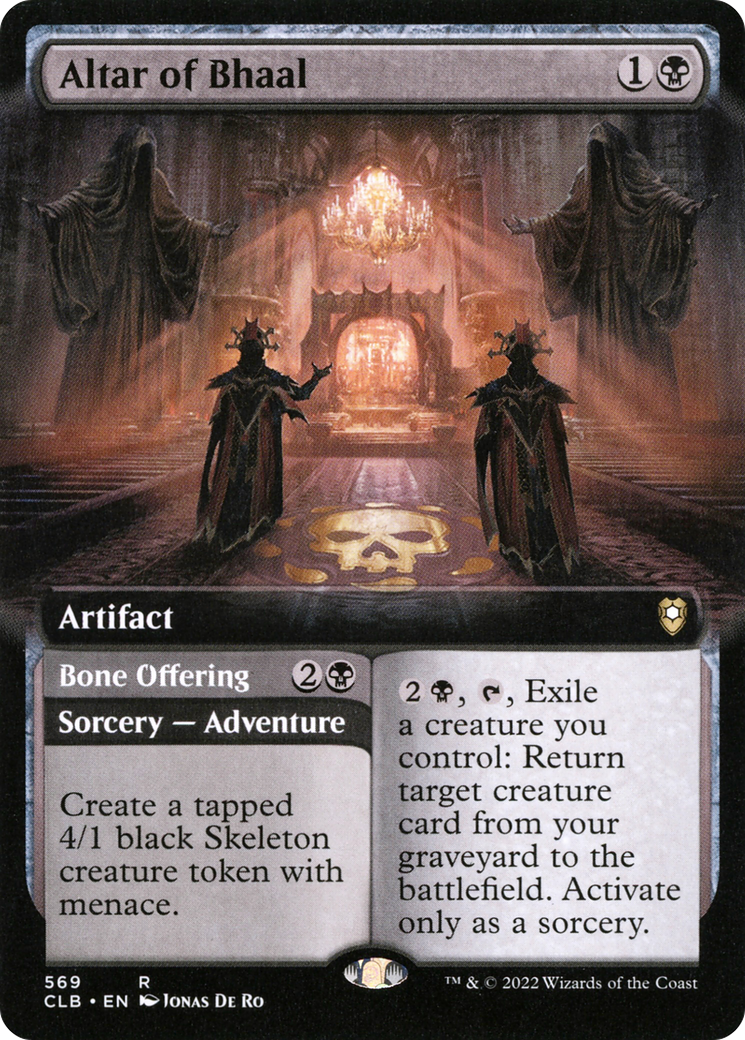 Altar of Bhaal (Extended Art) (CLB-569) - Commander Legends: Battle for Baldur's Gate: (Extended Art)