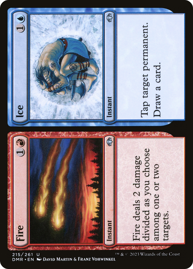Fire // Ice (DMR-215) - Dominaria Remastered Foil