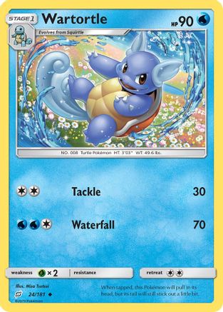 Wartortle 024/181  SM  Team Up - Uncommon