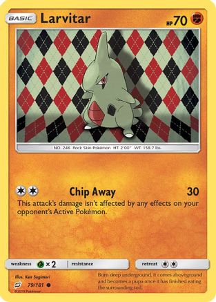 Larvitar 079/181  SM  Team Up - Common