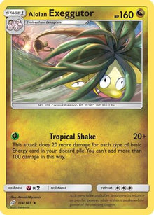 Alolan Exeggutor (114) 114  - Reverse Holofoil SM  Team Up - Rare