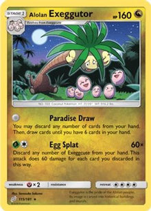 Alolan Exeggutor (115) 115/181  - Reverse Holofoil SM  Team Up - Rare