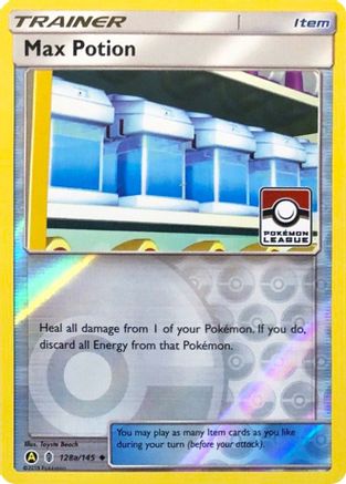 Max Potion 128a/145  - Reverse Holofoil League & Championship Cards - Promo