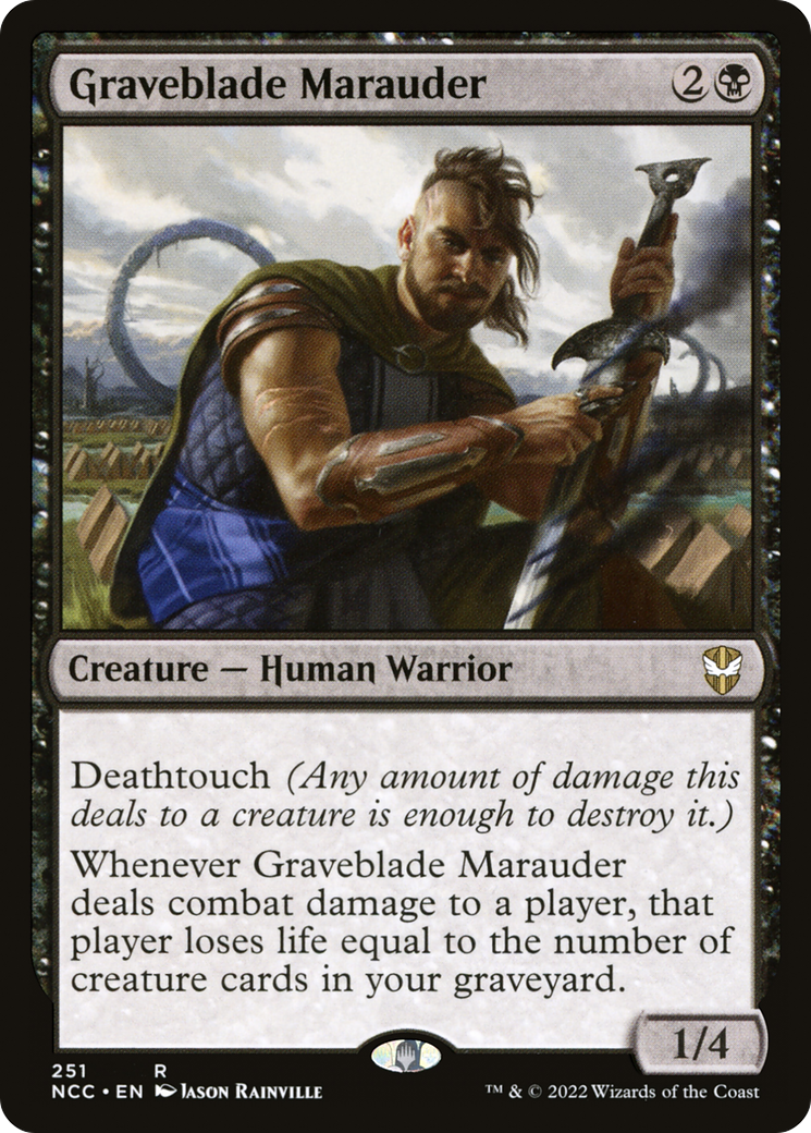 Graveblade Marauder⁣ - Commander: Streets of New Capenna⁣ (Rare)⁣ [251]