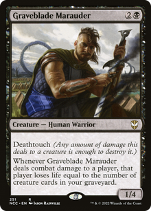 Graveblade Marauder⁣ - Commander: Streets of New Capenna⁣ (Rare)⁣ [251]