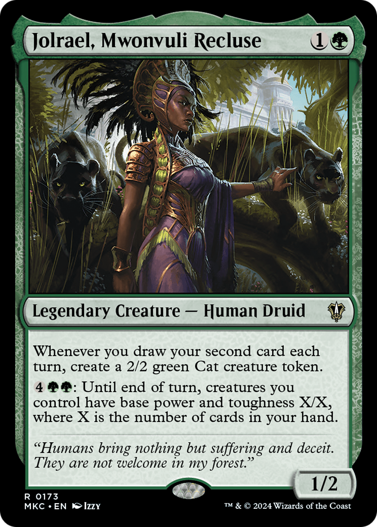 Jolrael, Mwonvuli Recluse⁣ - Commander: Murders at Karlov Manor⁣ (Rare)⁣ [173]