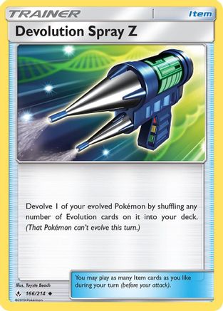 Devolution Spray Z 166/214  SM  Unbroken Bonds - Uncommon
