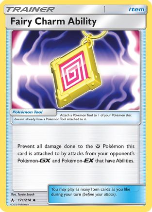 Fairy Charm Ability 171  - Reverse Holofoil SM  Unbroken Bonds - Uncommon