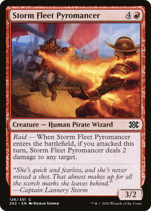 Storm Fleet Pyromancer⁣ - Double Masters 2022⁣ (Common)⁣ [126]