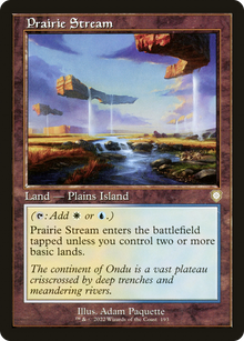 Prairie Stream⁣ - Commander: The Brothers' War⁣ (Rare)⁣ [193]