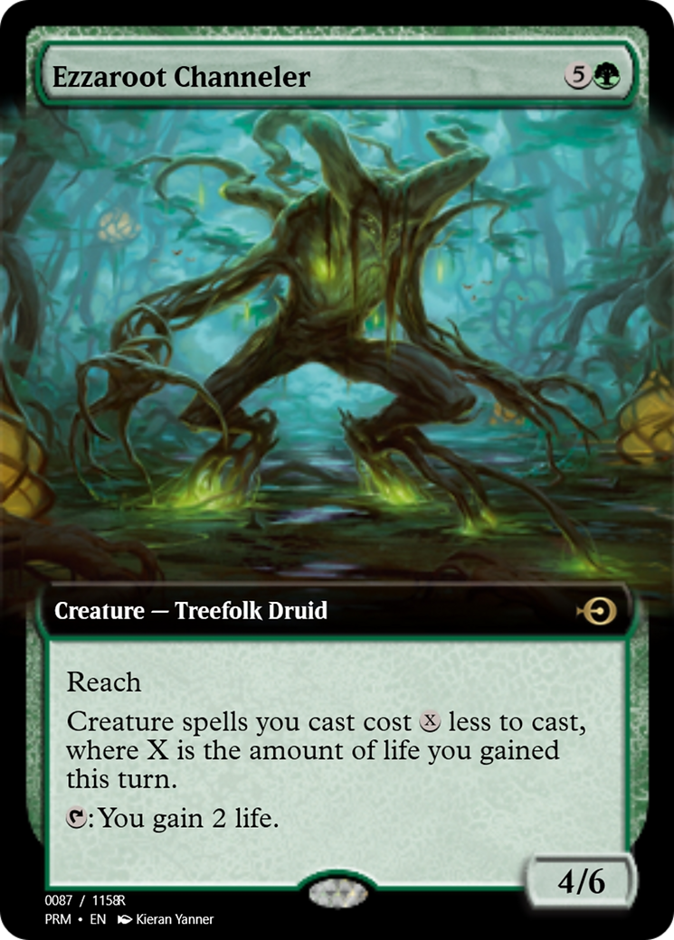 Ezzaroot Channeler (PRM-90146) - Magic Online Promos Foil