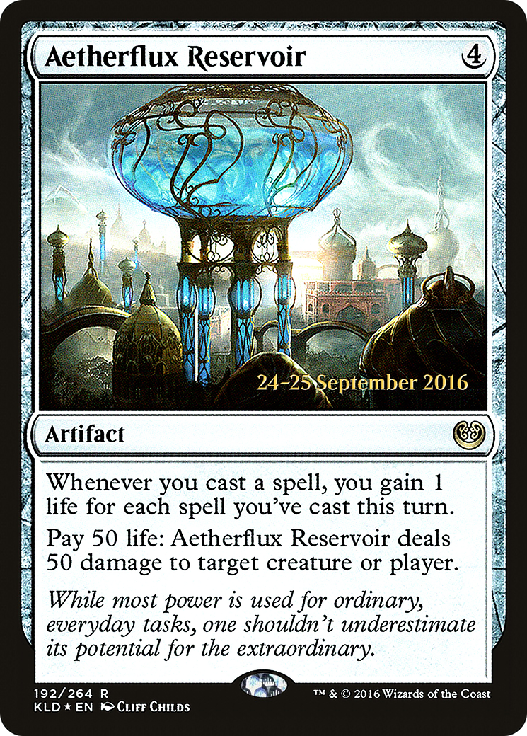 Aetherflux Reservoir (PRE-192S) - Kaladesh Promos Foil