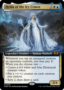 Hylda of the Icy Crown (Extended Art) (WOE-363) - Wilds of Eldraine: (Extended Art)