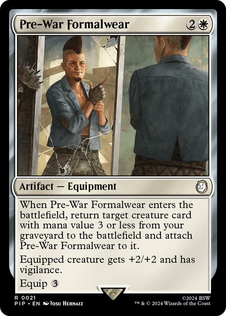 Pre-War Formalwear⁣ - Universes Beyond: Fallout⁣ (Rare)⁣ [21]