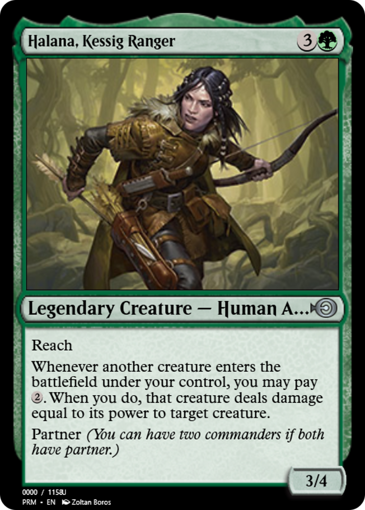 Halana, Kessig Ranger (PRM-86258) - Magic Online Promos Foil
