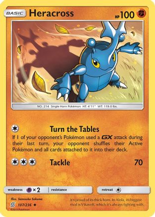 Heracross 107/236  SM  Unified Minds - Uncommon