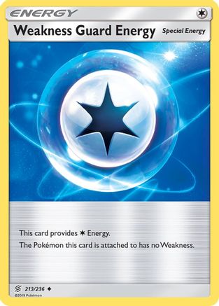 Weakness Guard Energy 213/236  - Reverse Holofoil SM  Unified Minds - Uncommon
