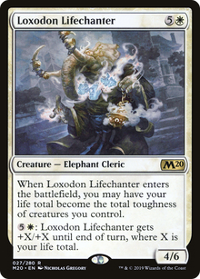 Loxodon Lifechanter⁣ - Core 2020⁣ (Rare)⁣ [27]