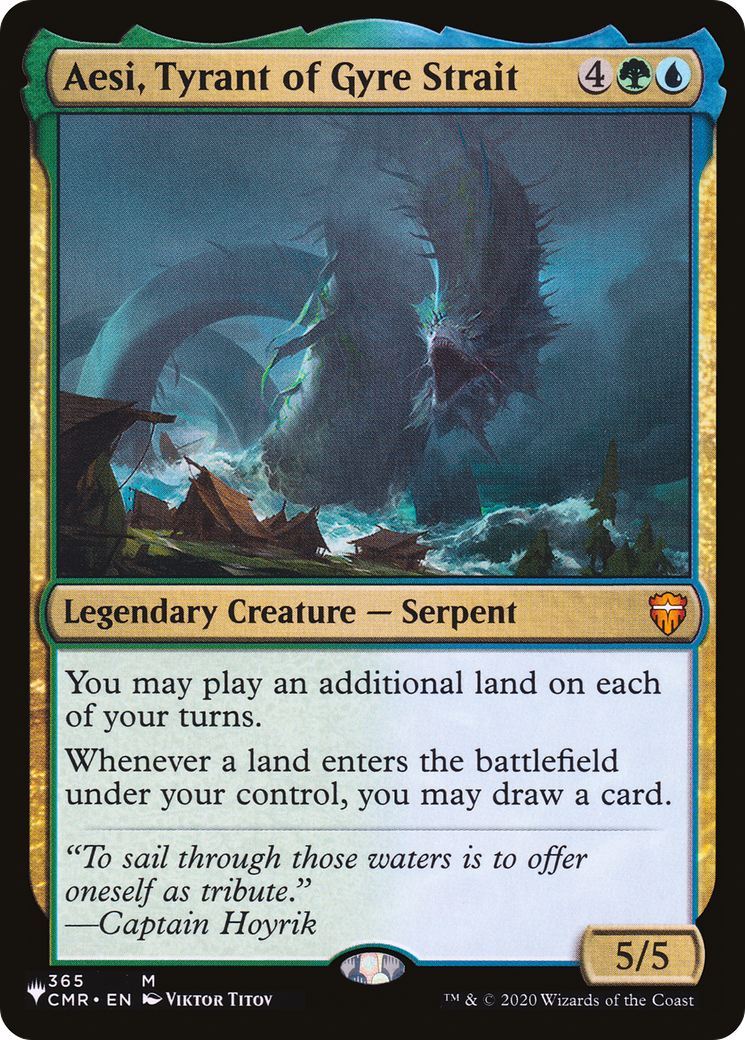 Aesi, Tyrant of Gyre Strait (LIST-CMR-365) - The List