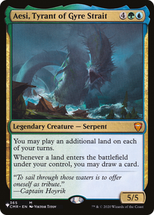 Aesi, Tyrant of Gyre Strait (LIST-CMR-365) - The List