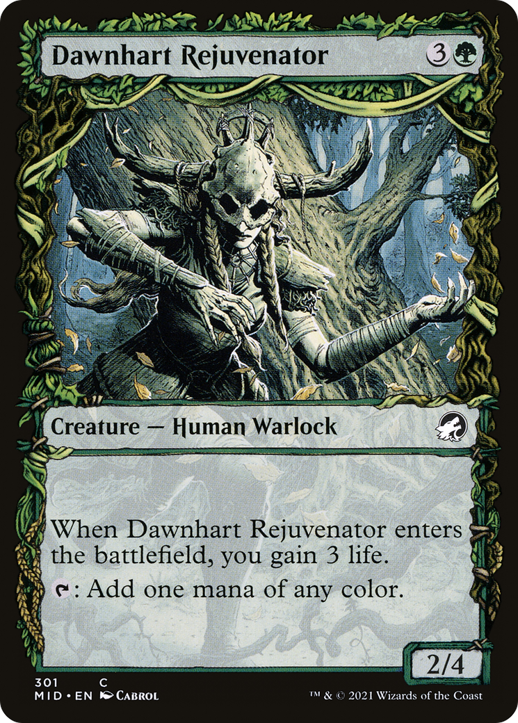 Dawnhart Rejuvenator (Showcase) (MID-301) - Innistrad: Midnight Hunt: (Showcase) Foil