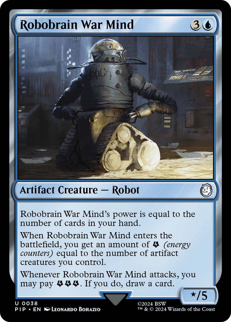 Robobrain War Mind⁣ - Universes Beyond: Fallout⁣ (Uncommon)⁣ [38]