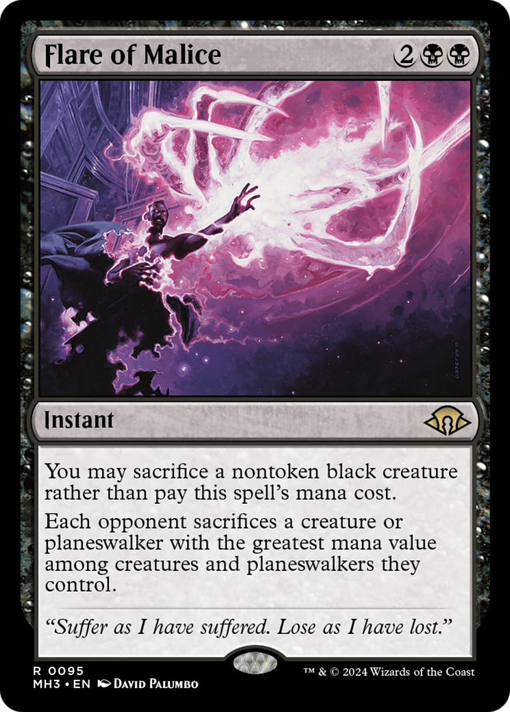 Flare of Malice⁣ - Modern Horizons 3⁣ (Rare)⁣ [95]