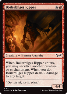 Boilerbilges Ripper⁣ - Duskmourn: House of Horror⁣ (Common)⁣ [127]
