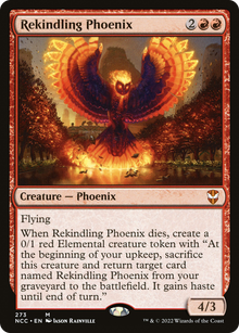 Rekindling Phoenix⁣ - Commander: Streets of New Capenna⁣ (Mythic)⁣ [273]