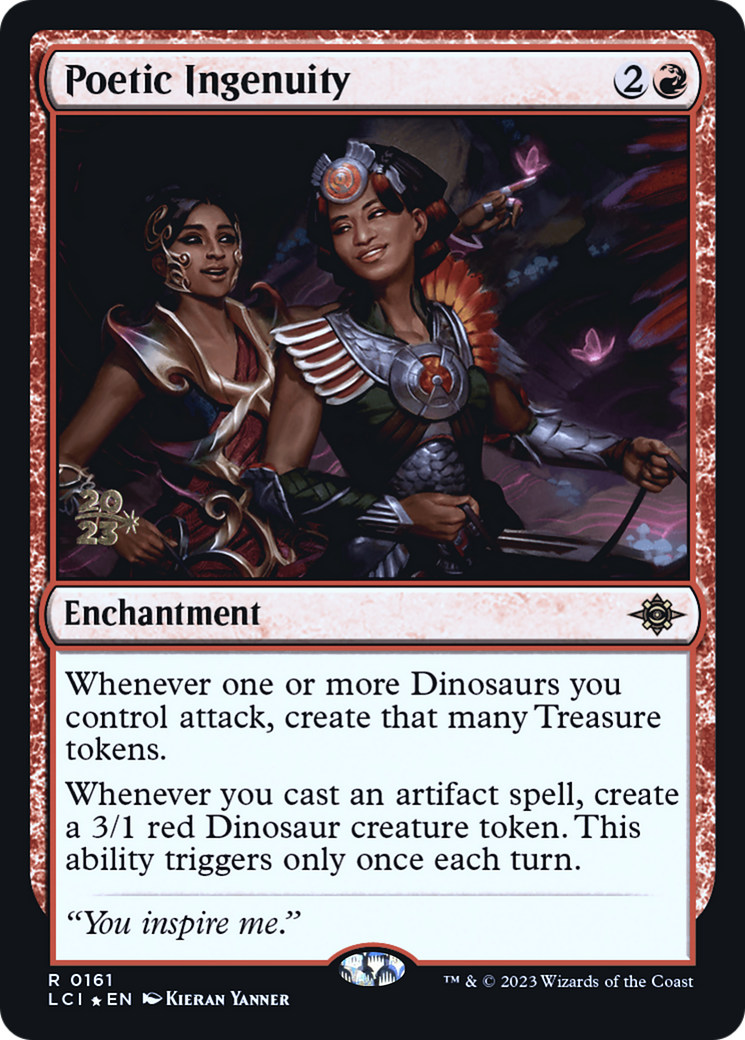 Poetic Ingenuity (PRE-161S) - The Lost Caverns of Ixalan Promos Foil