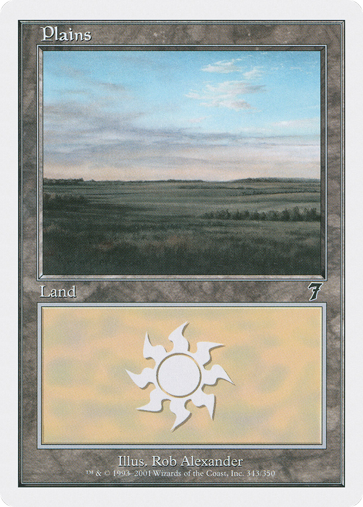 Plains (343) (7ED-343) - Seventh Edition