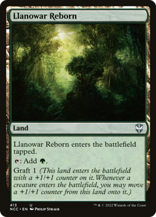 Llanowar Reborn⁣ - Commander: Streets of New Capenna⁣ (Uncommon)⁣ [413]