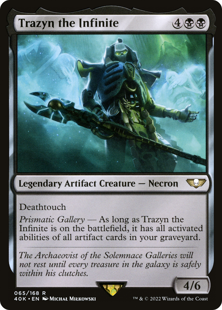 Trazyn the Infinite⁣ - Universes Beyond: Warhammer 40,000⁣ (Rare)⁣ [65]