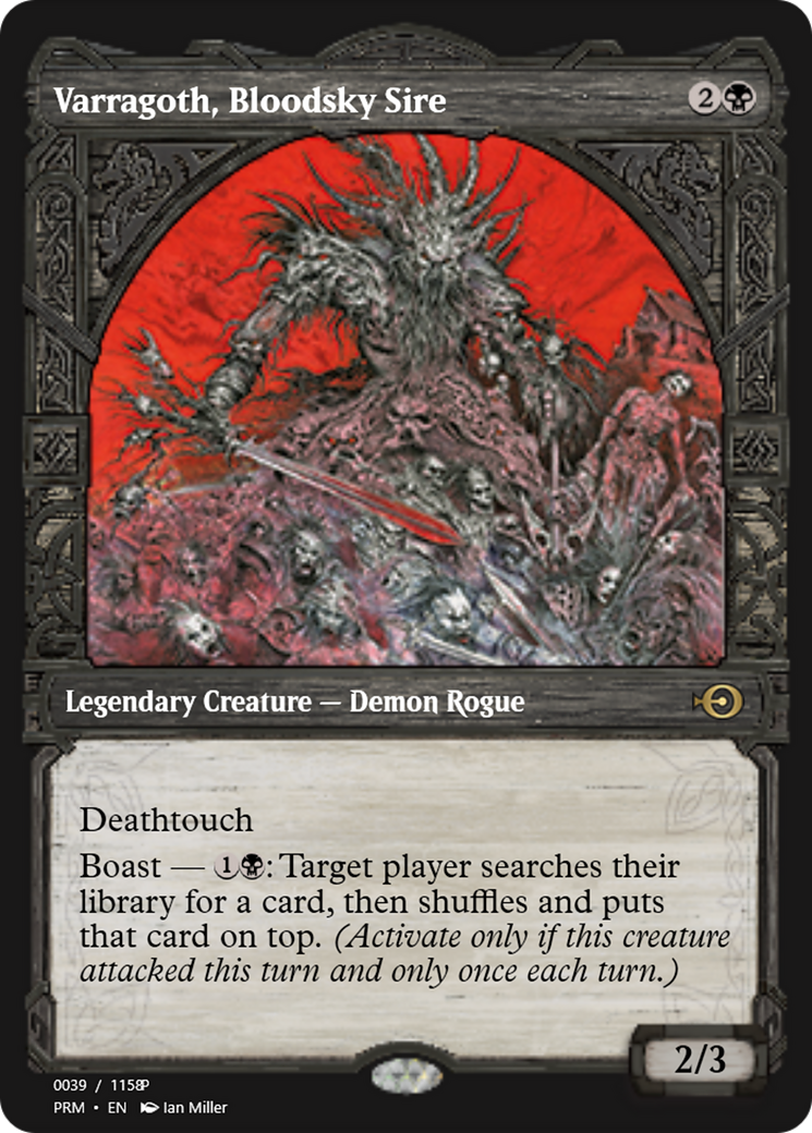 Varragoth, Bloodsky Sire (PRM-88278) - Magic Online Promos Foil