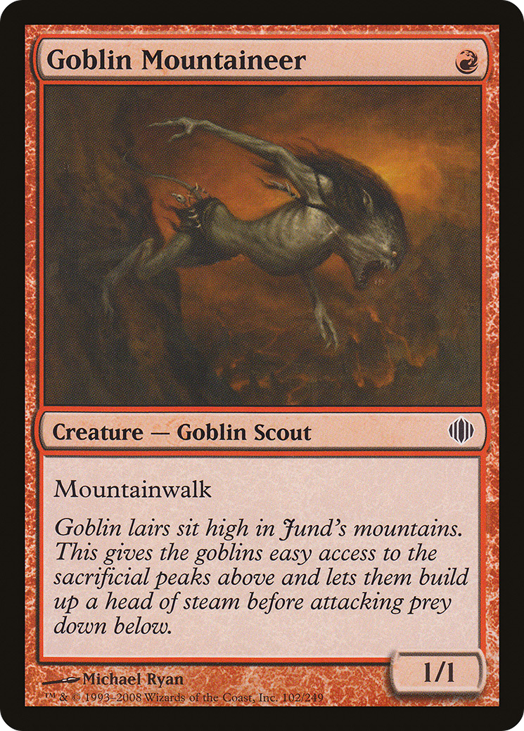 Goblin Mountaineer (ALA-102) - Shards of Alara Foil