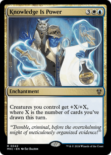 Knowledge Is Power⁣ - Commander: Murders at Karlov Manor⁣ (Rare)⁣ [42]