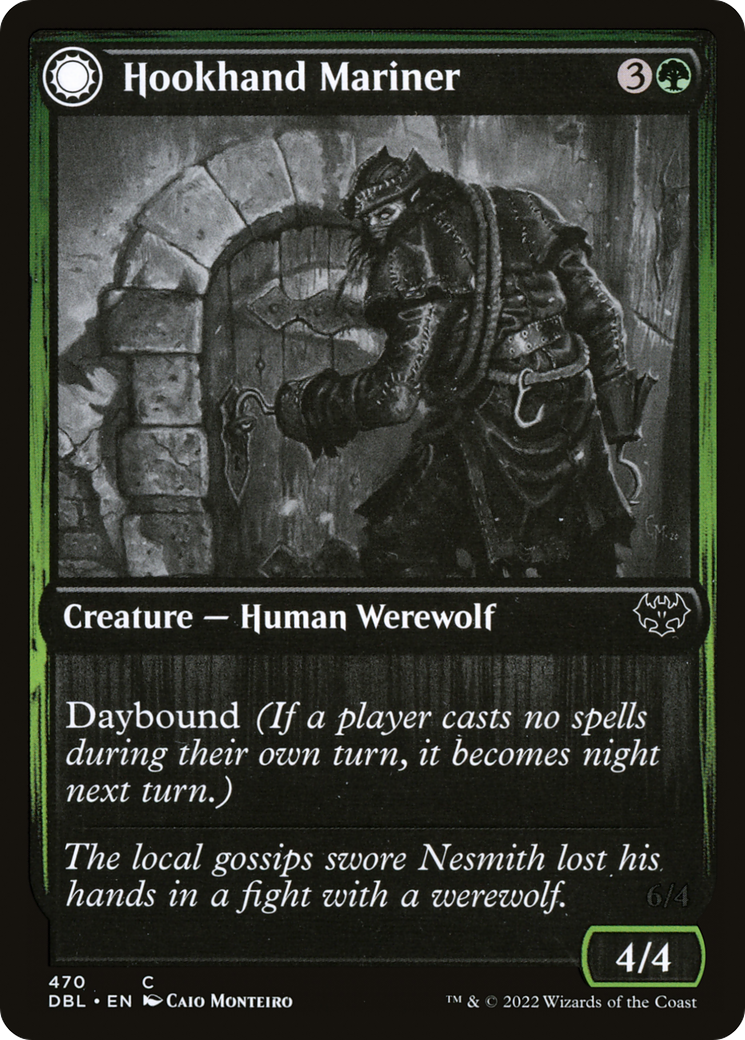 Hookhand Mariner (DBL-470) - Innistrad: Double Feature: (Double Faced Transform)