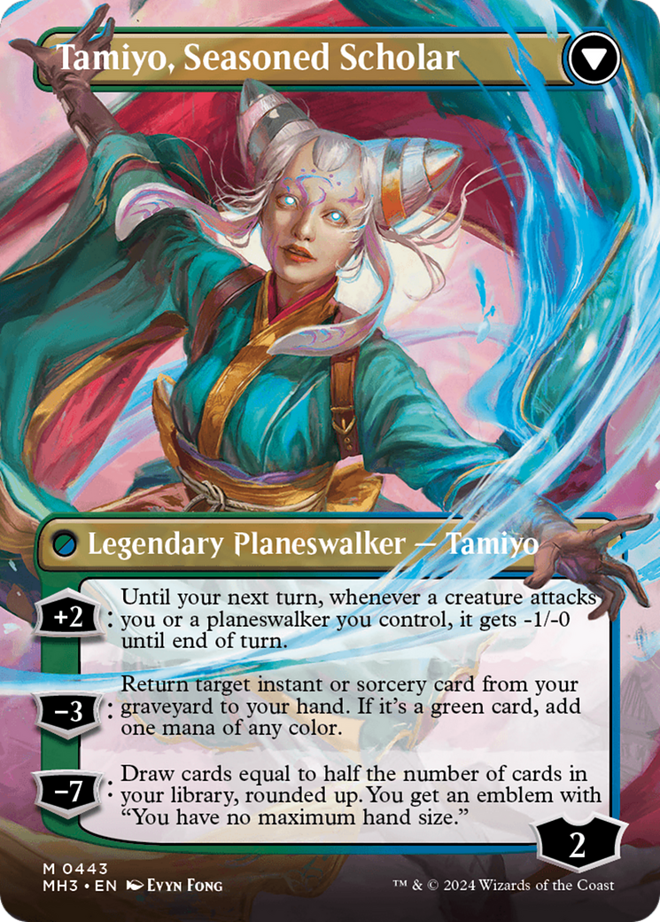 Tamiyo, Inquisitive Student (Borderless) (MH3-443) - Modern Horizons 3 (Borderless) Foil