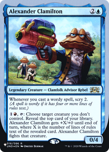 Alexander Clamilton (LIST-010) - The List (Unfinity Foil Edition) Foil