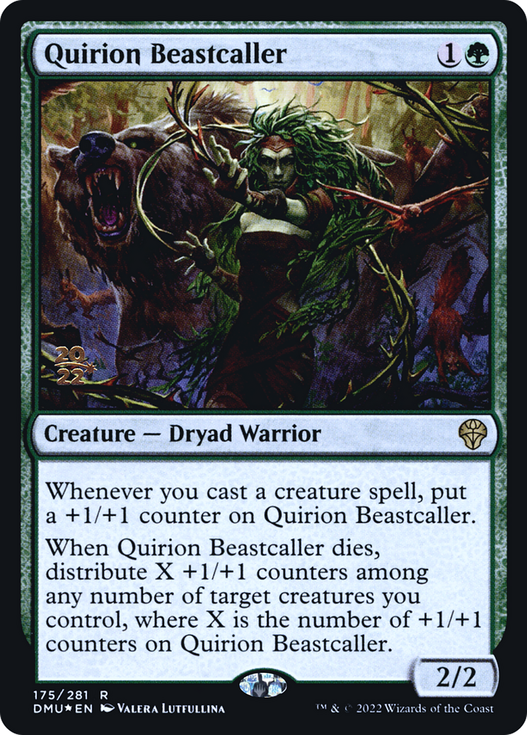 Quirion Beastcaller (PRE-175S) - Dominaria United Promos Foil