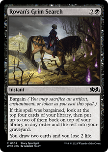 Rowan's Grim Search (WOE-104) - Wilds of Eldraine Foil