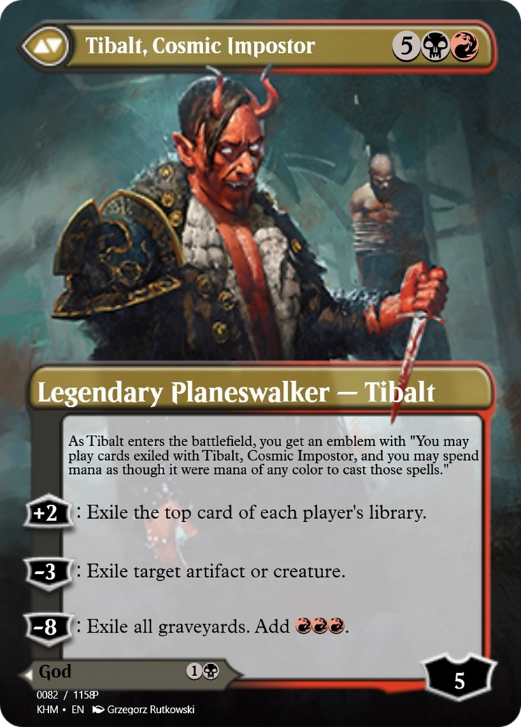 Valki, God of Lies // Tibalt, Cosmic Impostor (PRM-88272) - Magic Online Promos