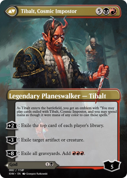 Valki, God of Lies // Tibalt, Cosmic Impostor (PRM-88272) - Magic Online Promos