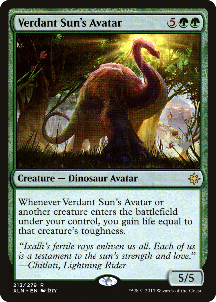 Verdant Sun's Avatar (PPM20-213P) - Ixalan Promos