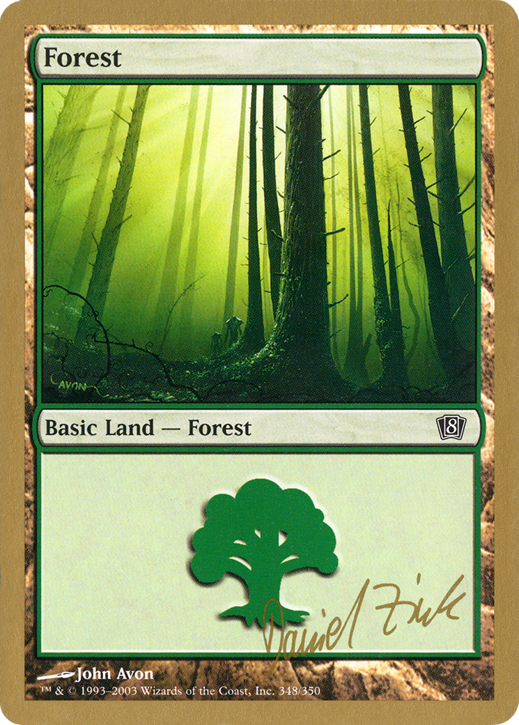 Forest (348) - 2003 Daniel Zink (8ED) (WCD-DZ348) - World Championship Decks 2003