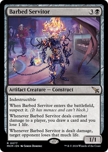Barbed Servitor (MKM-077) - Murders at Karlov Manor Foil
