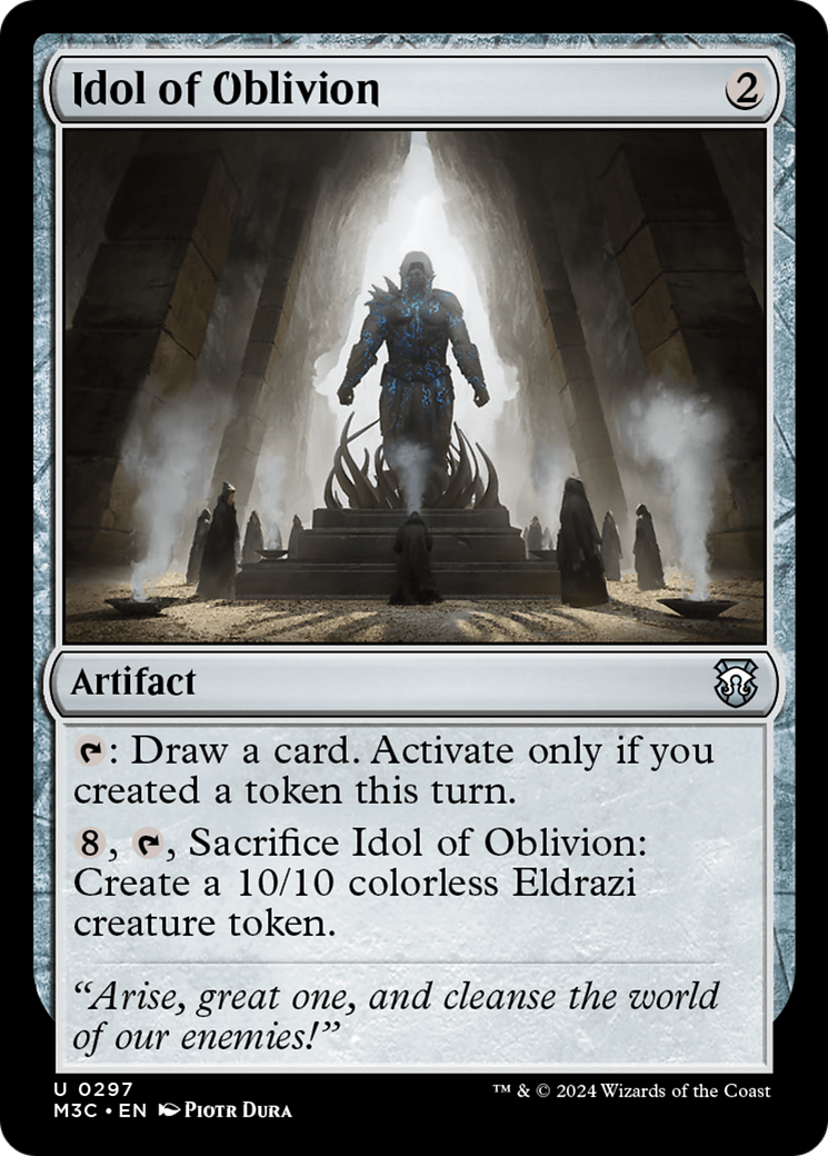 Idol of Oblivion⁣ - Commander: Modern Horizons 3⁣ (Uncommon)⁣ [297]