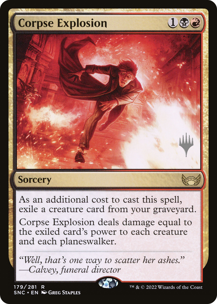 Corpse Explosion (PPSNC-179P) - Streets of New Capenna Promos Foil