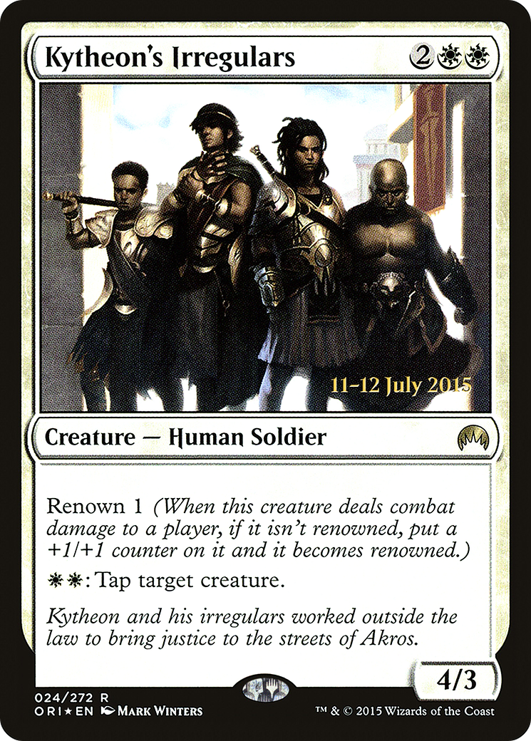 Kytheon's Irregulars (PRE-24S) - Magic Origins Promos Foil