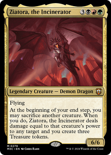 Ziatora, the Incinerator⁣ - Commander: Modern Horizons 3⁣ (Mythic)⁣ [279]